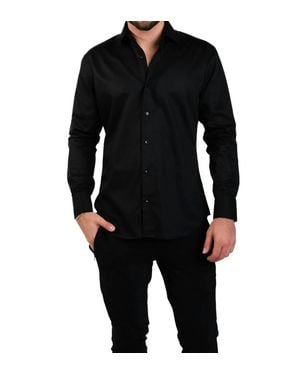 MASUTTO Addison Button Down Shirt - Black