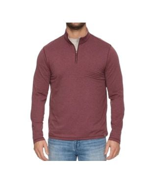 Flag & Anthem Clutch Ultra Soft Quarter-Zip Pullover - Red