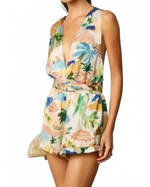 Dress Forum Halter Romper - Multicolor