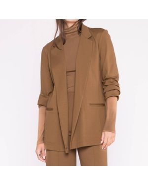 Ripley Rader Ponte Knit Oversized Blazer - Brown