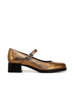 Sarto Pesara Mary Jane Heels - Brown