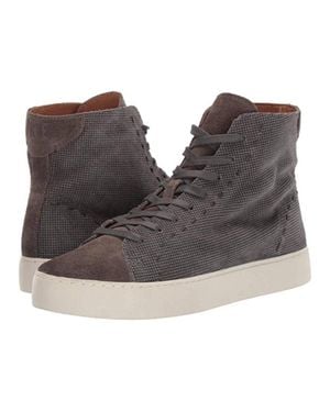 Frye Lena 3470389-Das Sneakers High Top Comfort Shoes Zap728 - Brown
