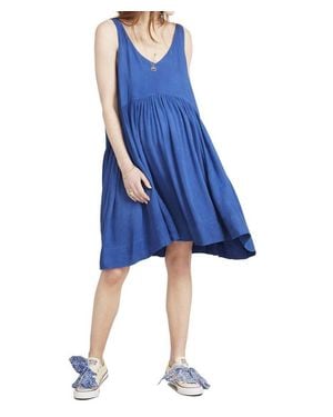 HATCH Fiona Maternity Dress - Blue