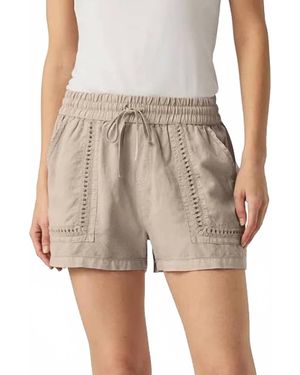 Splendid Campside Crochet Shorts - Natural