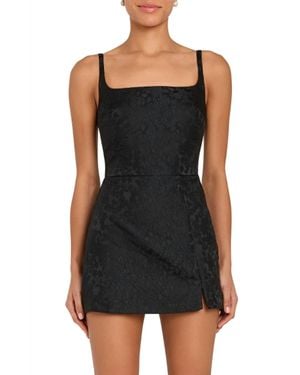 Amanda Uprichard Rhonda Romper - Black