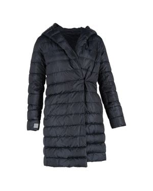 Max Mara Hooded Down Jacket - Blue