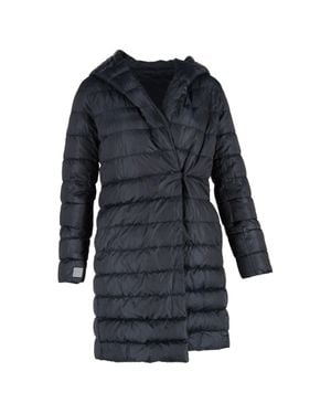 Max Mara Hooded Down Jacket - Blue