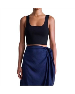 Apiece Apart Ilia Crop Top - Blue