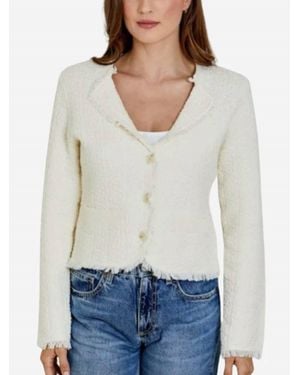 DH New York Giovanna Textured Blazer - White