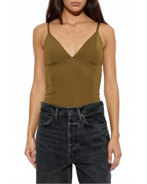 Gestuz Slim Fit Camisole Top - Brown