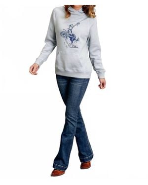 Stetson Bronc Hoodie - Blue