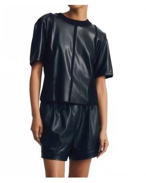 Melissa Nepton Inti Short Sleeve Top - Blue