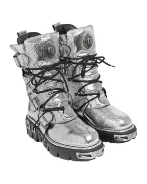 Rabanne Rabanne X New Rock Boots - Metallic