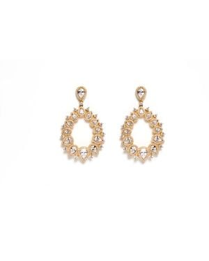 Avenue Chic Statement Teardrop Earrings - Black