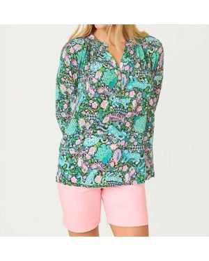 Lilly Pulitzer Elsa Top - Green