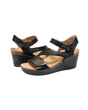 HALSA FOOTWEAR Giselle Sandals - Black