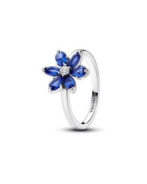 PANDORA Sparkling Herbarium Cluster Ring - Blue