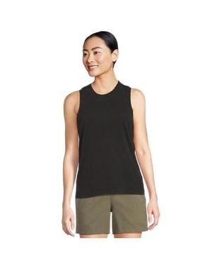 Prana Everyday Tank Top Cotton Relaxed Fit Crew Neck Gbo875 - Black