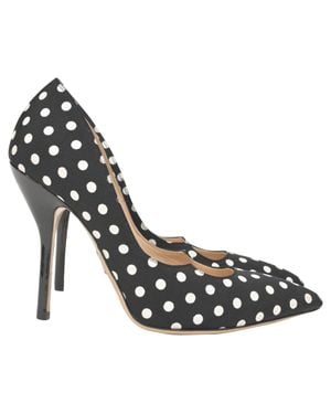 Paul Andrew Polka Dot Pumps - Metallic