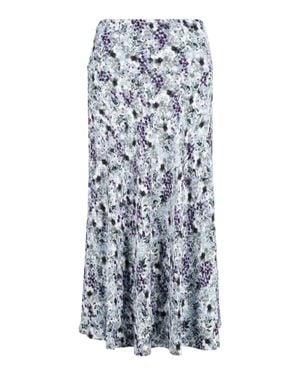 Erdem Floral Print Midi Skirt - Blue