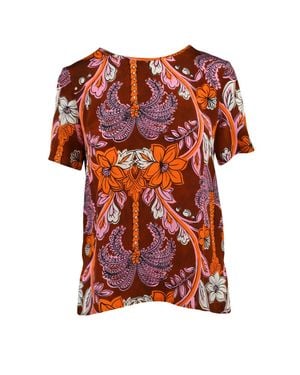 P.A.R.O.S.H. Silk Blouse - Red