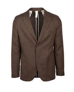 Sseinse Linen Unlined Jacket - Brown