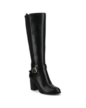 Journee Collection Avalonn Knee High Wide-Calf Dress Boots - Black
