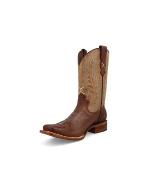 Twisted X Brunette & Pumpkin Boots - Brown