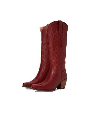 Dingo High Cotton Western Boots 11 Leather Block Heel Pull On Khd2533 - Red