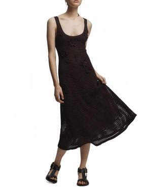 Saint Art Blake Crochet Dress - Black