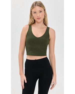 Beyond Yoga Spacedye Good Day Cropped Tank Top - Green