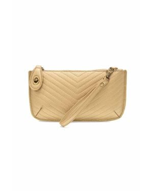 Joy Susan Quilted Mini Wristlet - Natural
