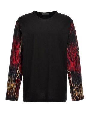 Yohji Yamamoto ☆COTTON JERSEY HOLE DESIGN LONG SLEEVE T COTTON JERSEY HOLE DESIGN LONG SLEEVE T – THE SHOP YOHJI