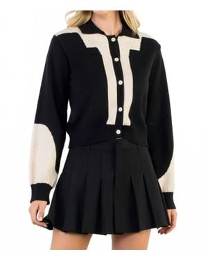 Thml Nora Long Sleeve Cardigan - Black