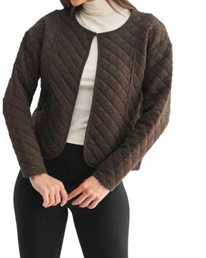 Mono B Vista Quilted Jacket - Black
