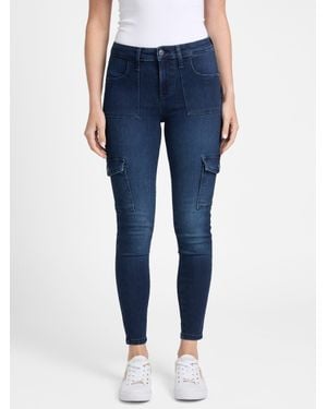 Guess Eco Tessa Cargo Skinny Jeans - Blue