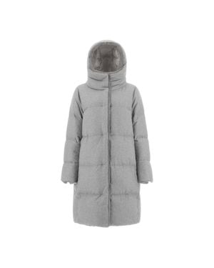 Herno Hooded Padded Coat - Gray