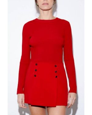 Grey/Ven Gregory Top - Red