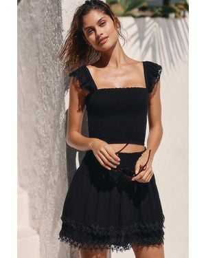 Peixoto Belle Mini Skirt - Black