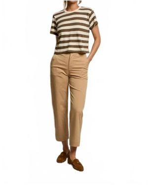 PERFECTWHITETEE Lainey Rugby Tee - Natural