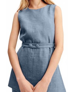Posse Thea Sleeveless Tunic - Blue