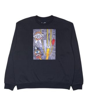 Haculla Nyc Drama Crewneck Top - Blue