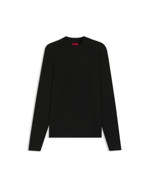HUGO High-Neck Sweater - Black