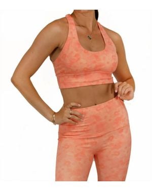 Lovlei Four Across Sports Bra - Orange