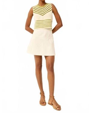 Marie Oliver Crawford Mini Skirt - White