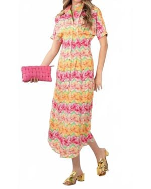 Emily Mccarthy Georgia Dress - Pink