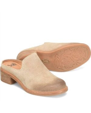 Söfft Trinity Suede Mule - Natural