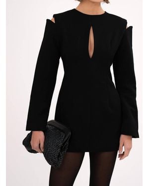 NonChalant Label Halston Mini Dress - Black