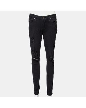 PAIGE Denim Ultra Skinny Distressed Verdugo Jeans - Blue