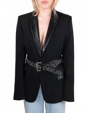 Rabanne Virgin Wool Blazer - Black